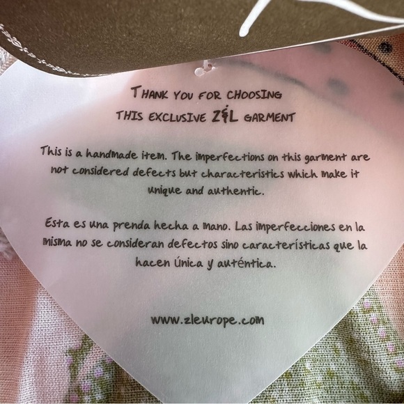 Z&L Europe Colorful Floral Boho Tunic Top, Swim Cover-Up, M - Picture 9 of 12